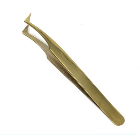 A2Z Scilab Watch & Jewelery Repair Tweezers No 6 Fine Point Forceps Gold Plated A2Z-ZR286
